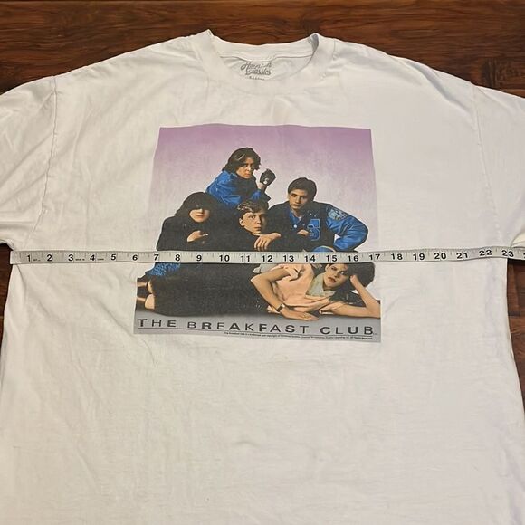 The Breakfast Club White Graphic Shirt - Picture 5 of 9